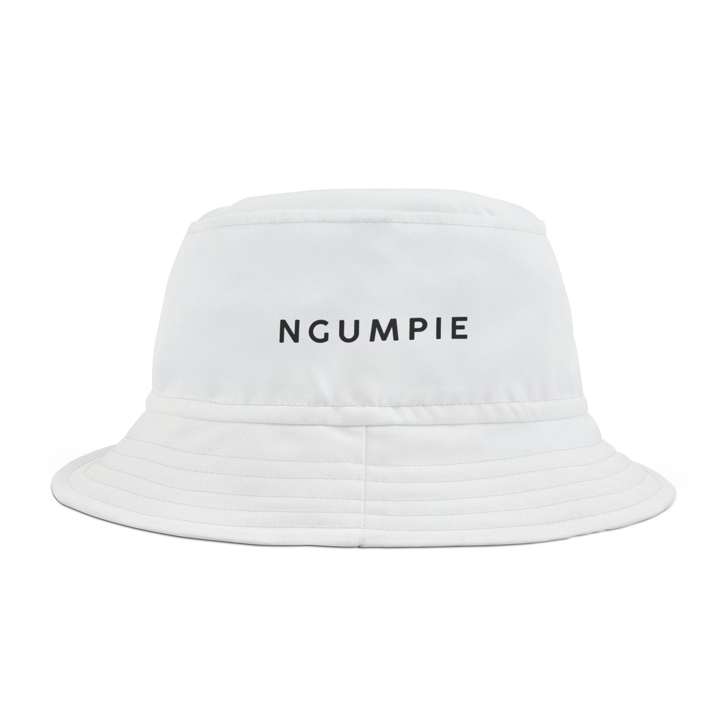 Ngumpie White Bucket Hat