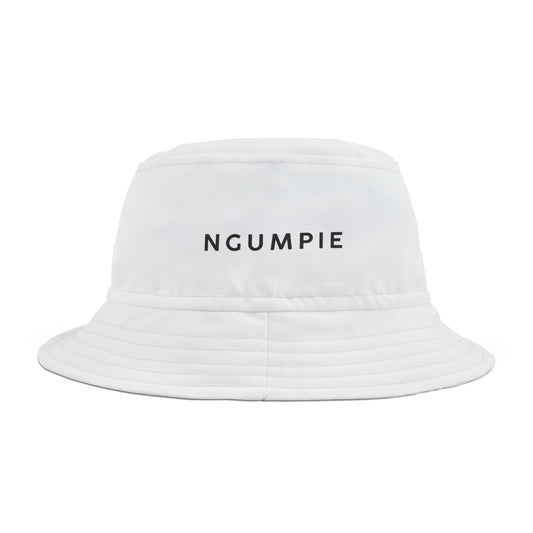 Ngumpie White Bucket Hat