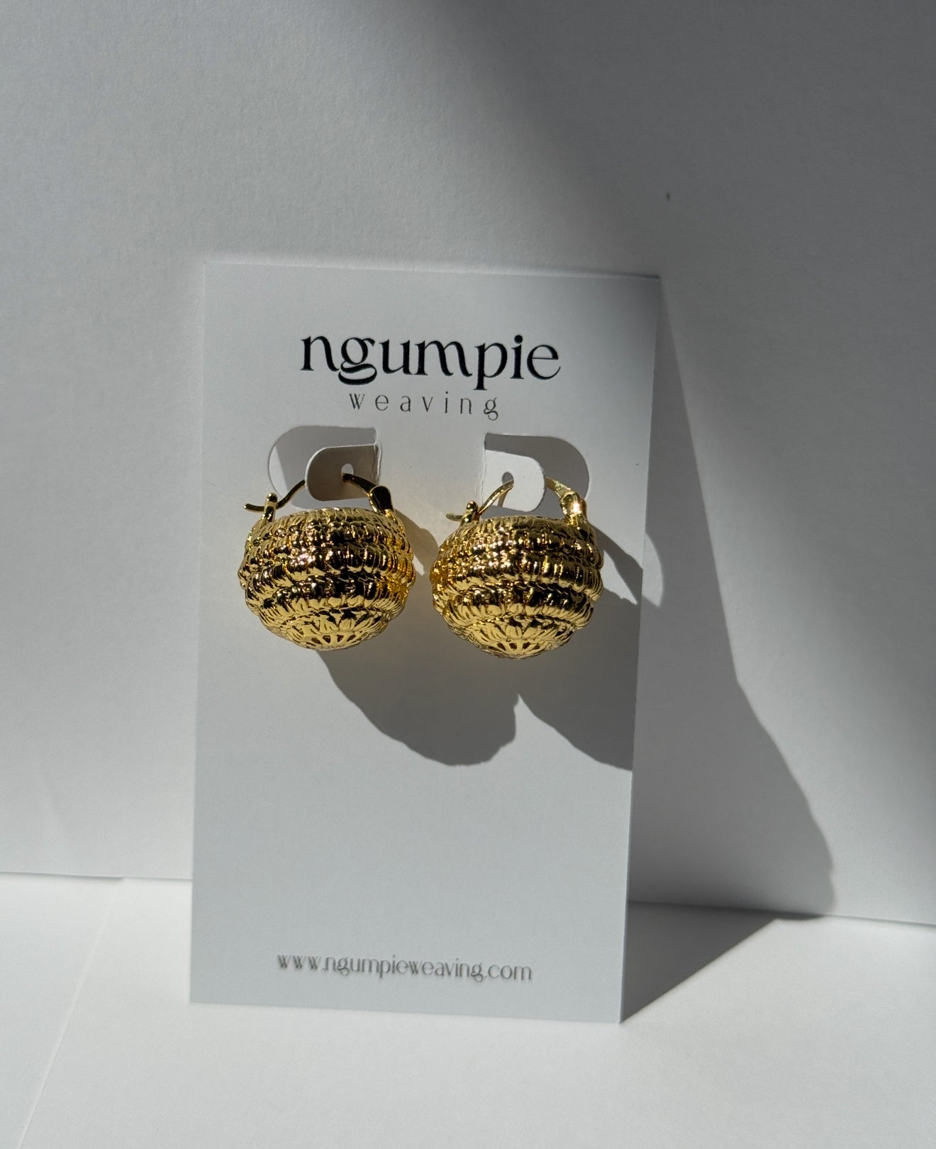 Mini Copper Basket Earrings