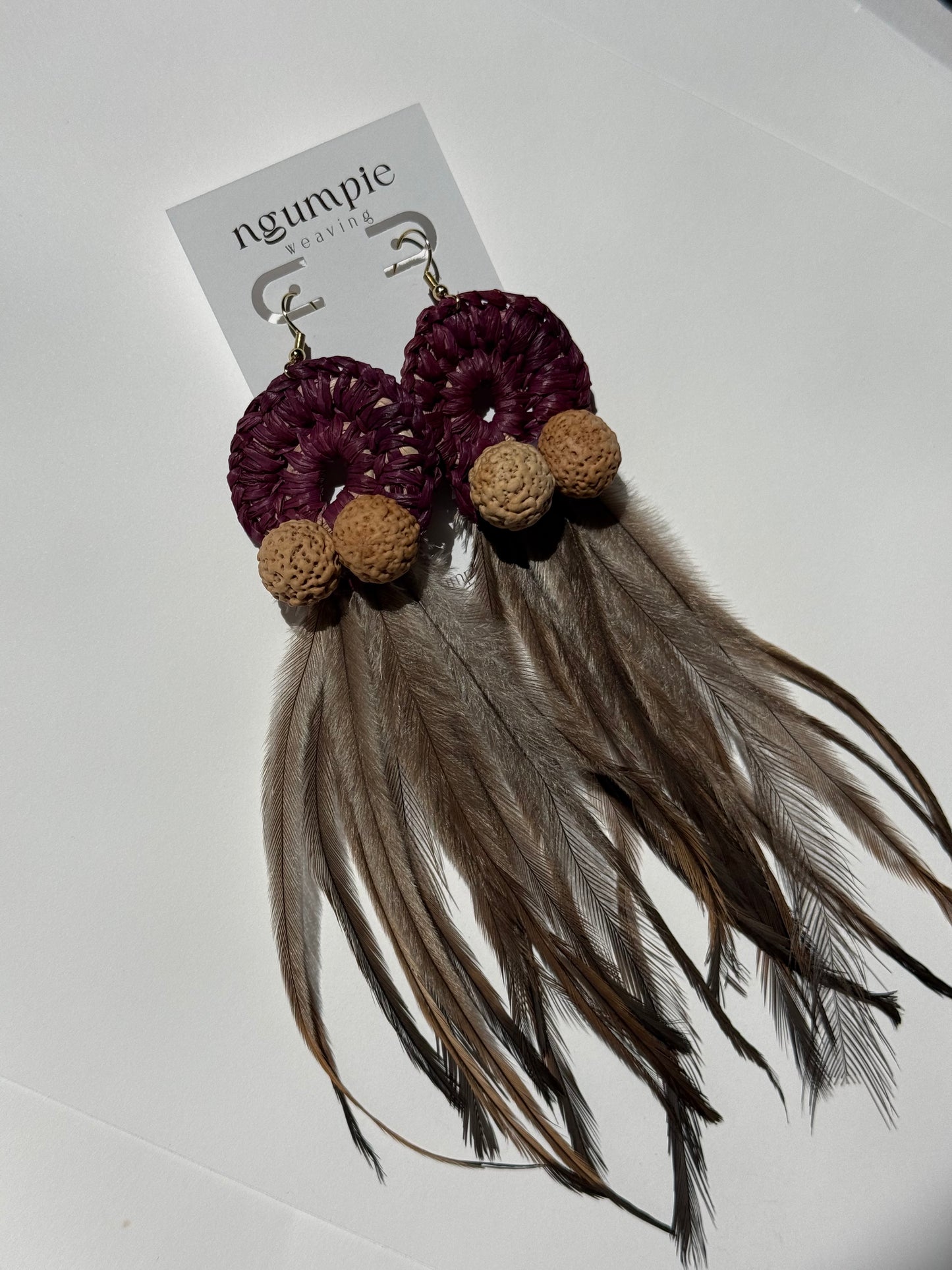 Mini Elegent Empress Earrings .