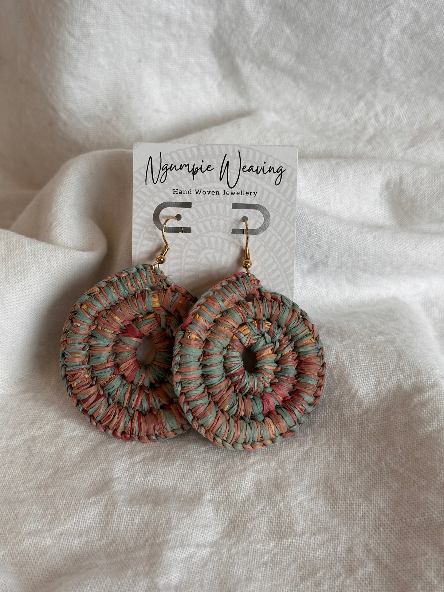 Ready-made Colourburst Ngumpie Earrings